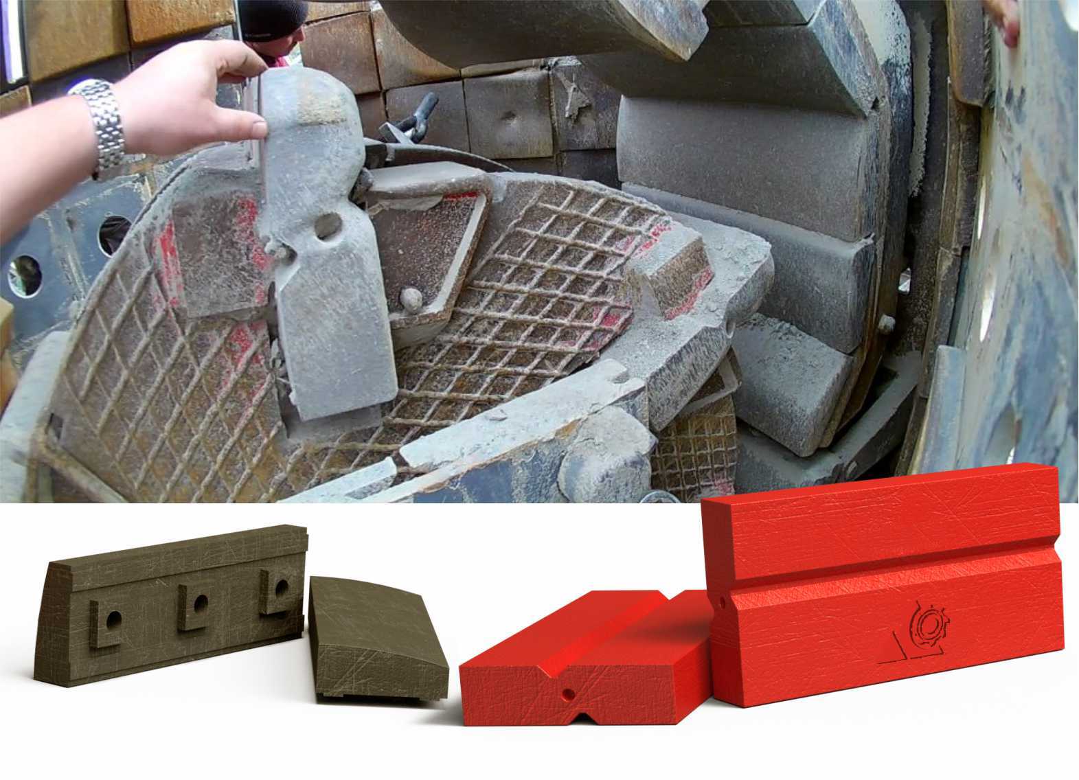 Било для роторной дробилки торнадо била дробилки для щебня